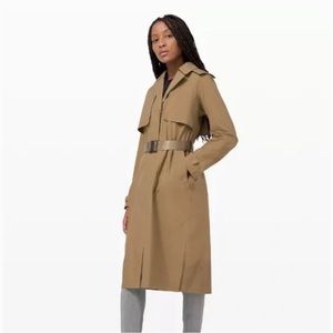 lululemon always there trench coat